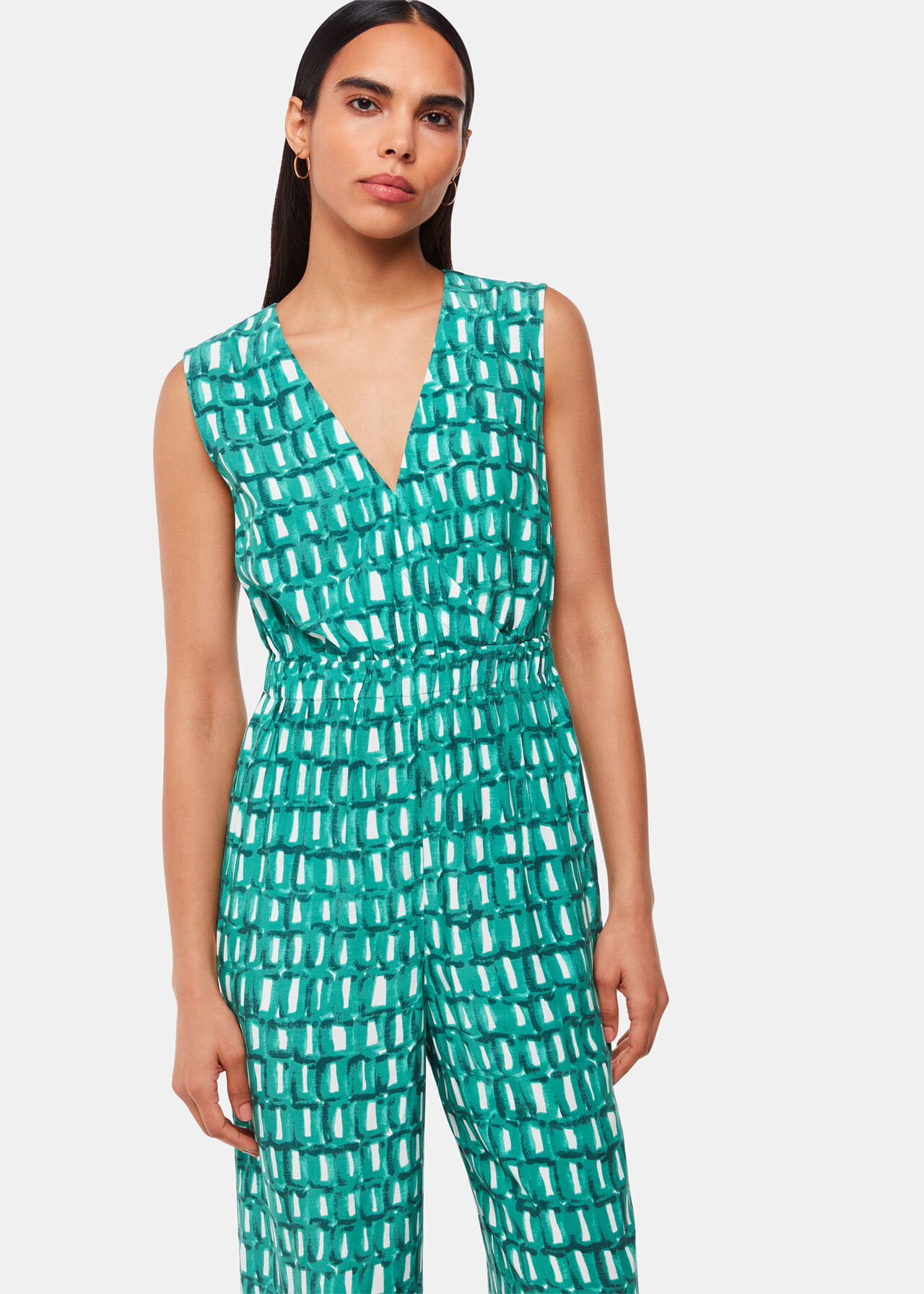 Linked Smudge Lorna Jumpsuit